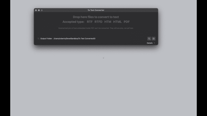 To Text Converter for Mac - review, screenshots