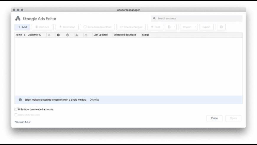 AdWords Editor for Mac - review, screenshots