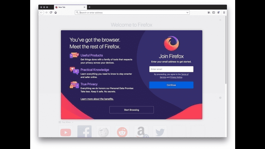 Firefox for Mac - review, screenshots