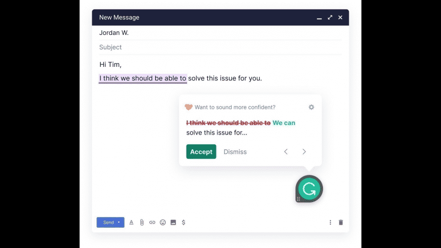 Grammarly Desktop for Mac - review, screenshots