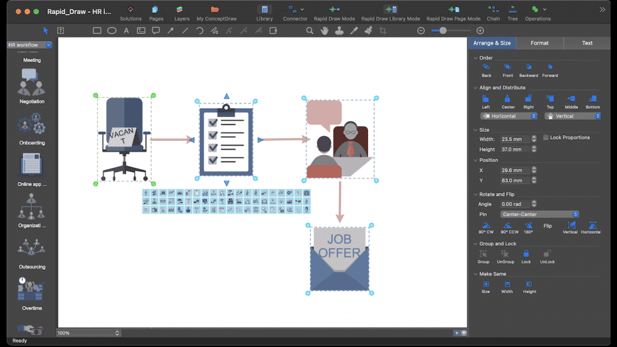 ConceptDraw OFFICE for Mac - review, screenshots