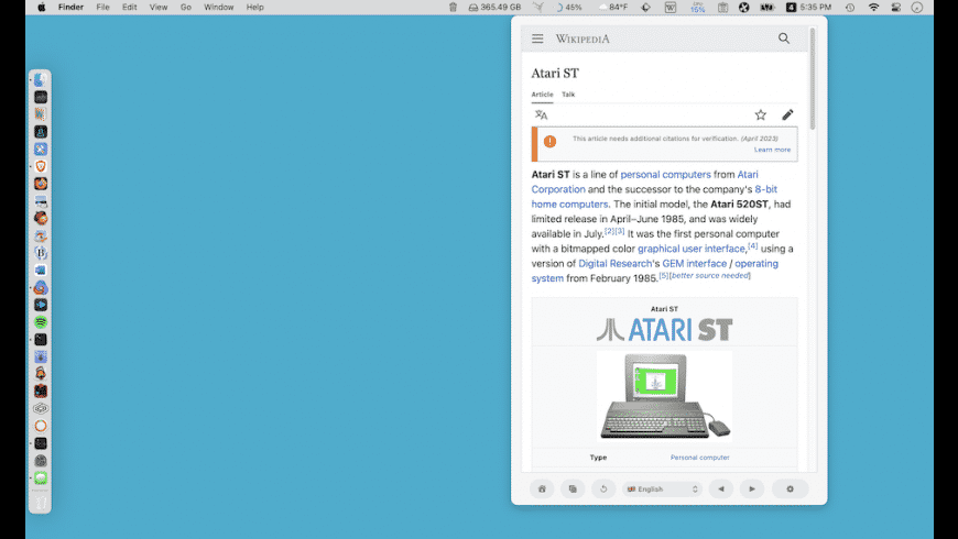 Menupedia for Mac - review, screenshots