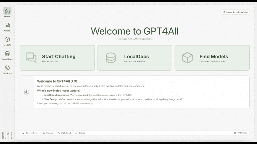 GPT4All for Mac - review, screenshots