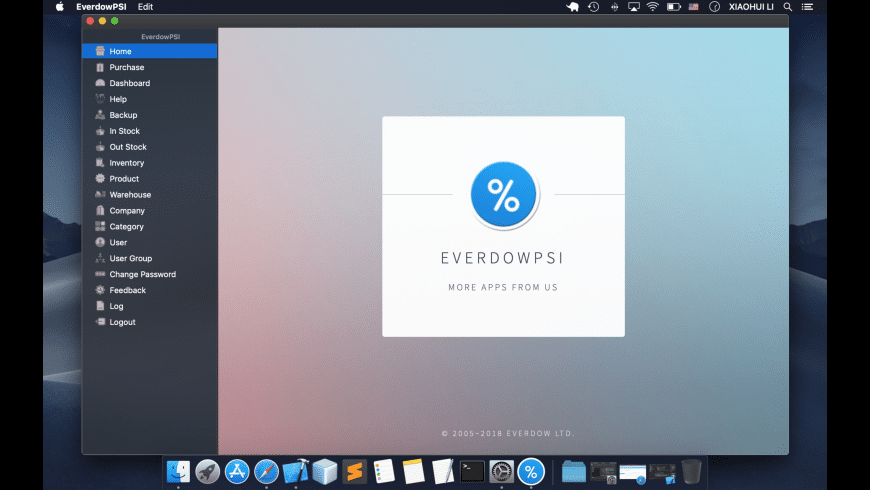 EverdowPSI for Mac - review, screenshots