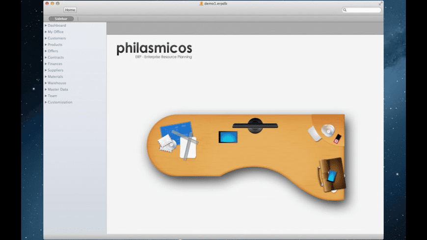 Philasmicos ERP for Mac - review, screenshots