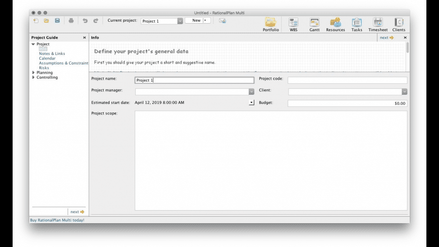 RationalPlan Multi Project for Mac - review, screenshots