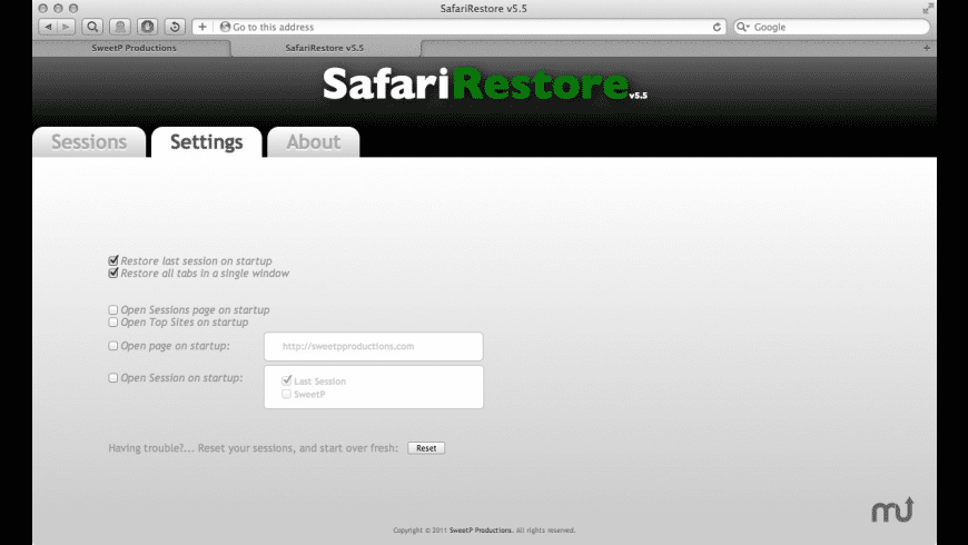 SafariRestore for Mac - review, screenshots