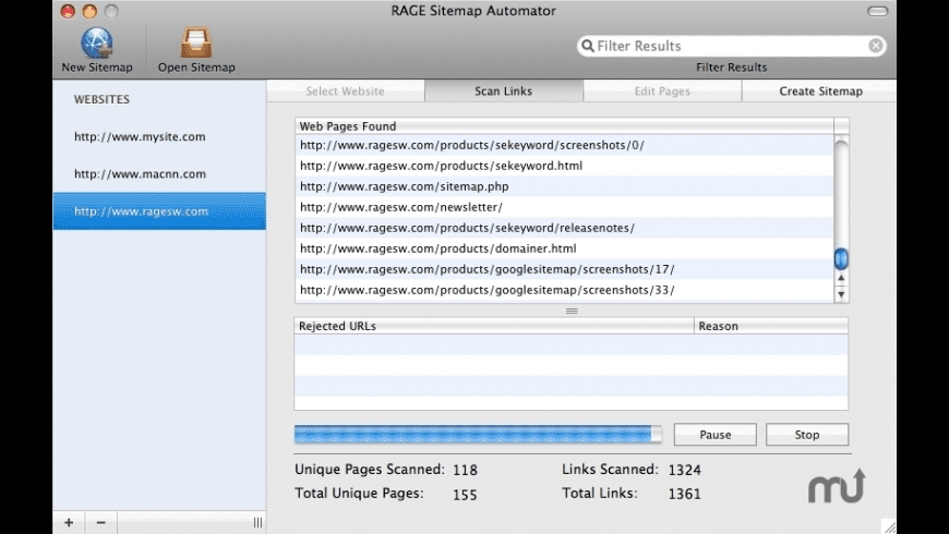 Sitemap Automator for Mac - review, screenshots