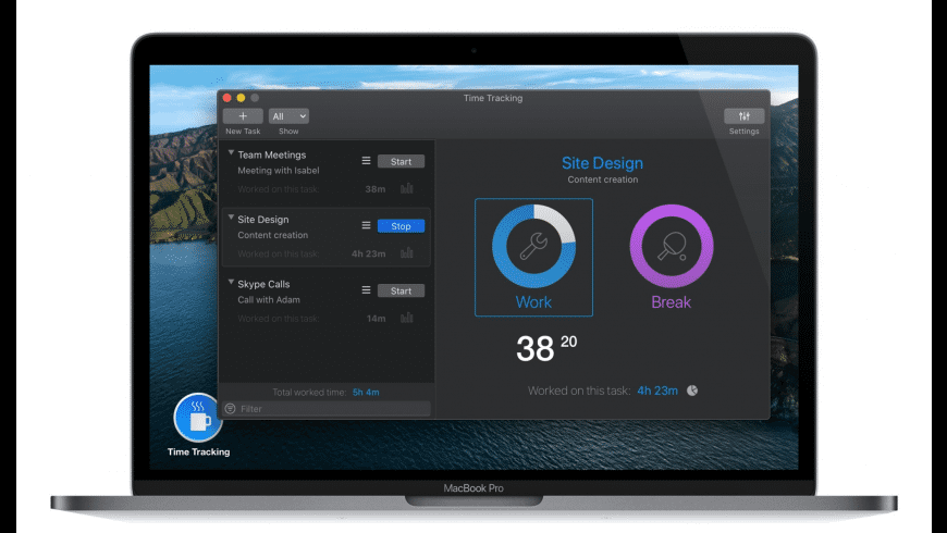 Time Tracking Pro for Mac - review, screenshots